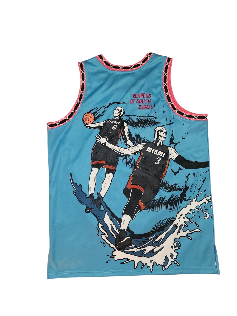 Lebron & D.Wade Miami Graphic Basketball Jersey